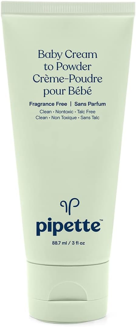 You are currently viewing Pipette Baby Cream to Powder – Talc-Free Baby Powder, Keep Baby’s Skin Happy, Squalane Helps Restore The Natural Balance of Baby’s Skin, Fragrance Free, 3 oz