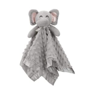 Read more about the article Pro Goleem Elephant Security Blanket, Soft Lovey Unisex Lovie Baby Gifts for Newborn Boys and Girls Snuggle Toy Stuffed Animal Grey 16 Inch