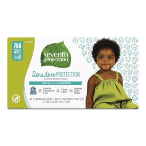 Read more about the article Seventh Generation Baby Wipes Sensitive Protection with Snap Seal Diaper Wipes 768 Count