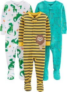 Read more about the article Simple Joys by Carter’s Toddlers and Baby Boys’ Snug-Fit Footed Cotton Pajamas, Pack of 3