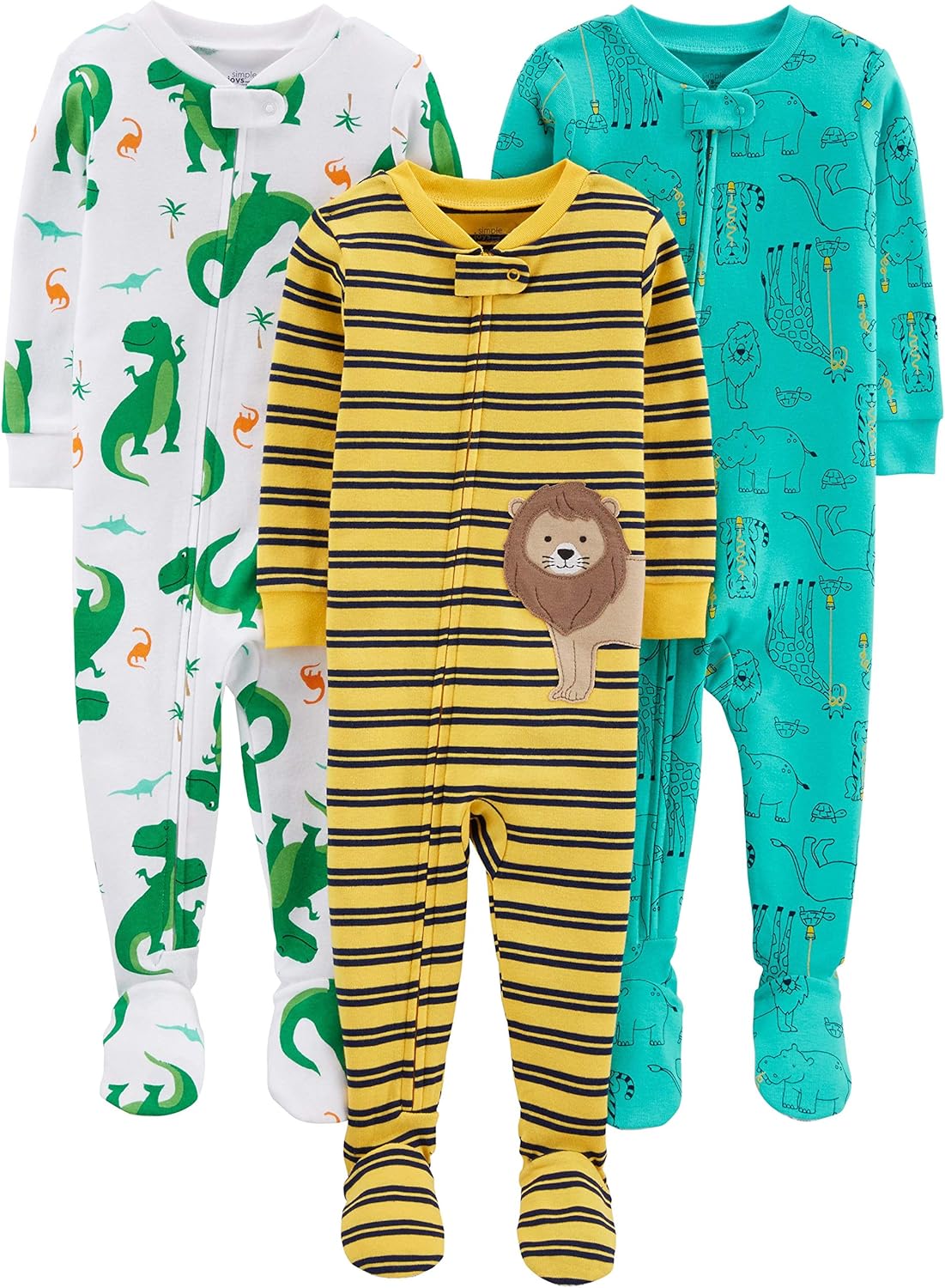 You are currently viewing Simple Joys by Carter’s Toddlers and Baby Boys’ Snug-Fit Footed Cotton Pajamas, Pack of 3