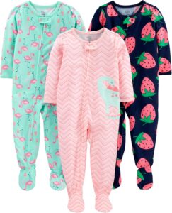 Read more about the article Simple Joys by Carter’s Toddlers and Baby Girls’ Loose-Fit Polyester Jersey Footed Pajamas, Pack of 3