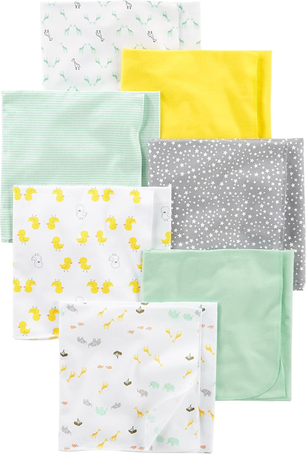 Read more about the article Simple Joys by Carter’s Unisex Babies’ Flannel Receiving Blankets, Pack of 7