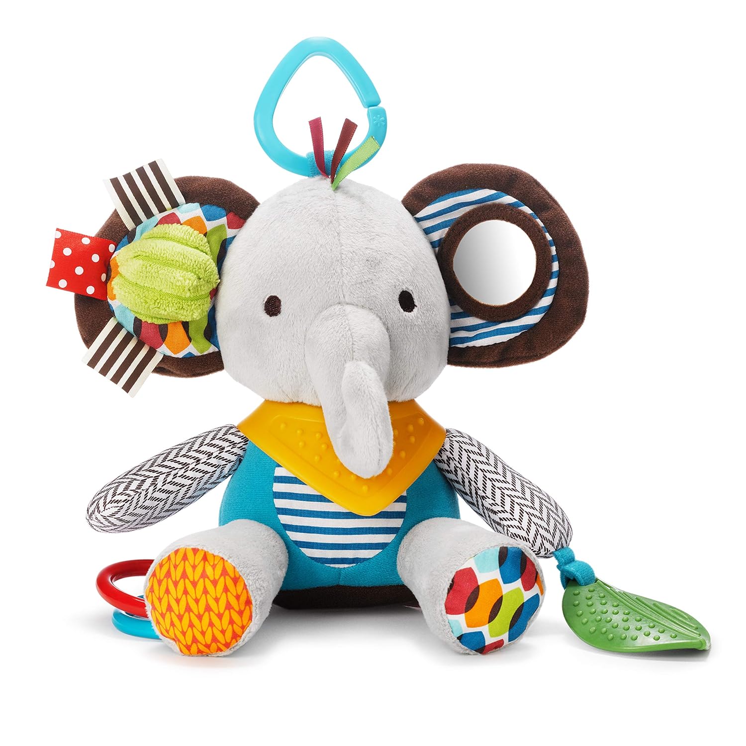 You are currently viewing Skip Hop Bandana Buddies Baby Activity and Teething Toy with Multi-Sensory Rattle and Textures, Elephant