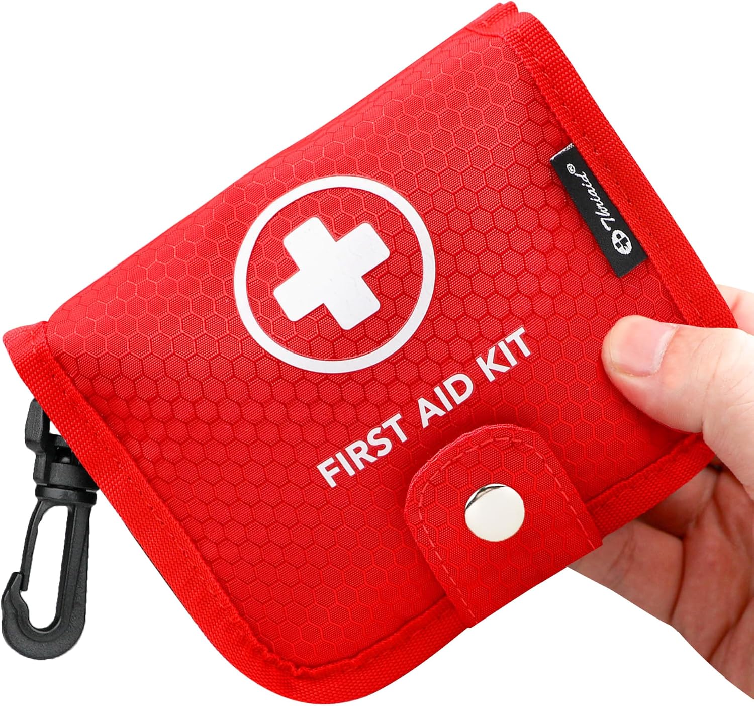 Read more about the article Small First Aid Kit, 100 Pieces Water-Resistant Well Organzied Pouch with Rotatable Buckle – Ideal for Outdoor, Travel, Biking, Camping, Hiking, Car (Red)