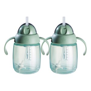 Read more about the article Tommee Tippee Green Superstar Weighted Straw Sippy Cup for Babies, 6 months+, 10fl oz