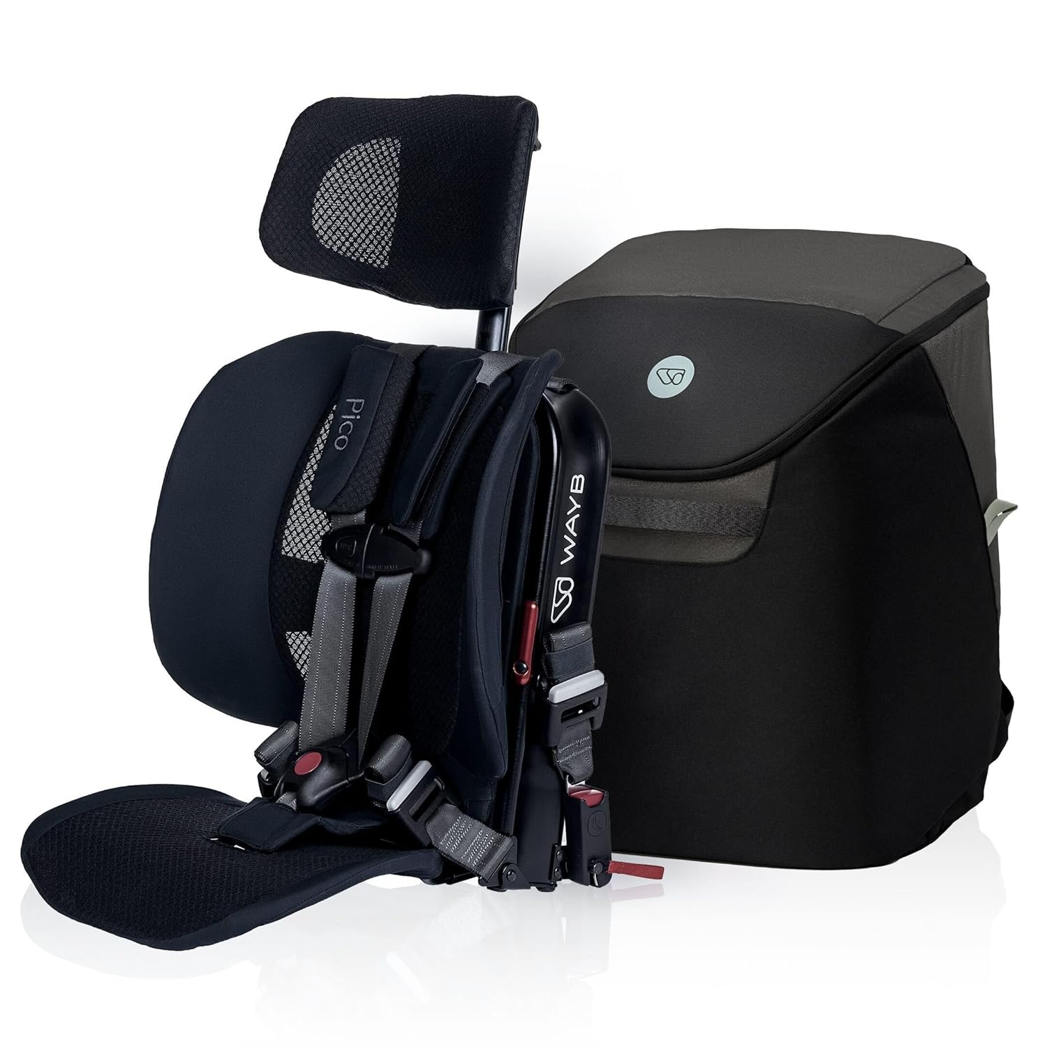 Read more about the article WAYB Pico Travel Car Seat with Premium Carrying Bag- Lightweight, Portable, Foldable – Perfect for Airplanes, Rideshares, and Road Trips – Forward Facing for Kids 22-50 lbs. and 30-45