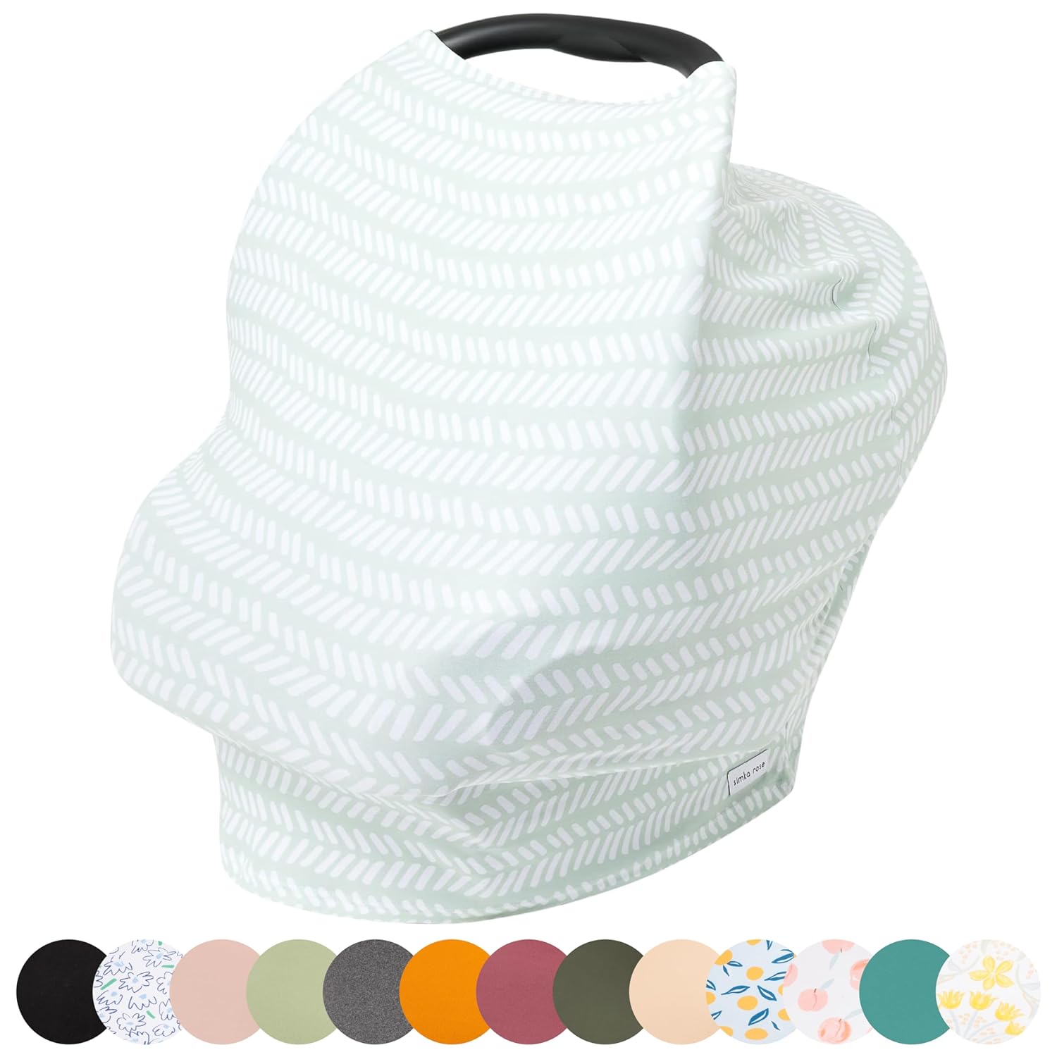 Read more about the article Breathable Nursing Cover Up and Car Seat Cover for Babies Simka Rose – Breastfeeding Cover for Baby Boy & Girl – Adjustable Stretchy Infant Carseat Canopy Carrier Cover for Summer – Must Have Registry