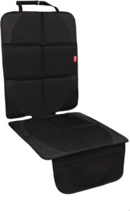 Read more about the article Car Seat Protector for Child, Baby, Pets -1 Pack car seat Cover with Thick Padding- Waterproof Universal Size with Mesh Pockets (Black)