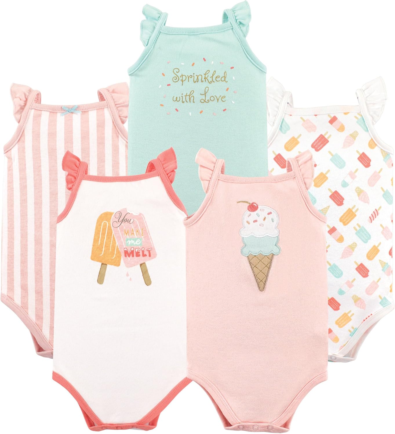 Read more about the article Hudson Baby Unisex Baby Cotton Sleeveless Bodysuits