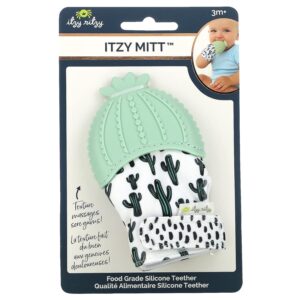 Read more about the article Itzy Ritzy Silicone Teething Mitt – Soothing Infant Teething Mitten with Adjustable Strap, Crinkle Sound & Textured Silicone to Soothe Sore & Swollen Gums – Baby Teething Toy For 3 Mos & Up, Cactus