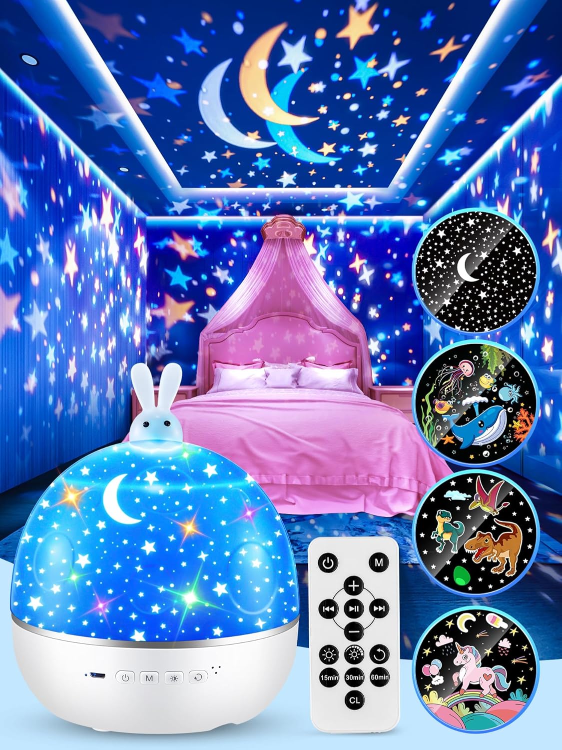 Read more about the article ONEFIRE Kids Night Light Projector for Kids Room+15 Films&Bluetooth Music Kids Projector Night Light for Kids, Remote Bright Toddler Night Light, Rechargeable Star Lights Ceiling Projector Kids Gifts