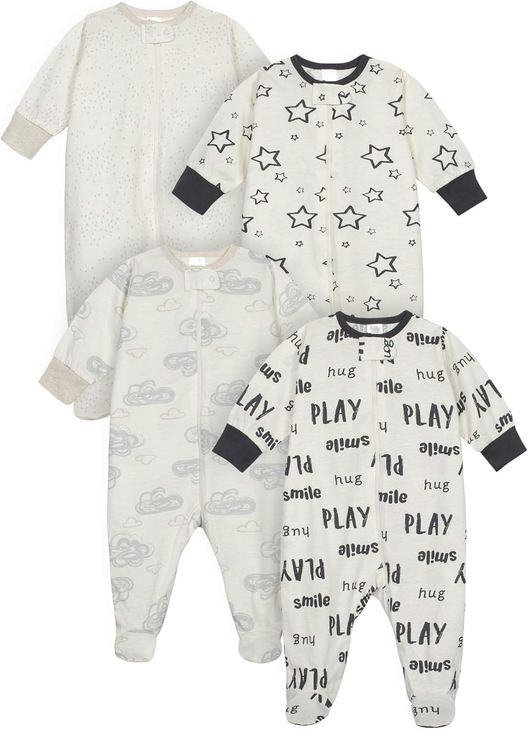 You are currently viewing Onesies Brand unisex-baby 4-pack Sleep ‘N Play Footies Multi Pack