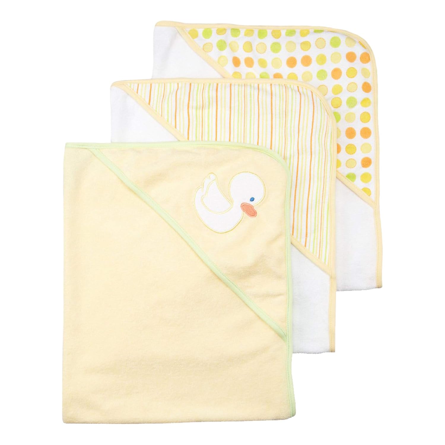 You are currently viewing Spasilk Hooded Towel Set for Newborn Boys and Girls, Soft Terry Towel Set, Pack of 3, Yellow Duck