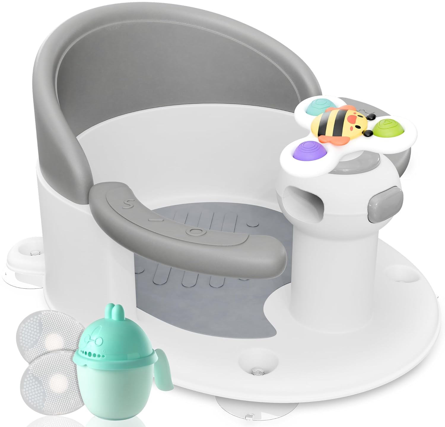 Read more about the article BEBELEH™ Baby Bath Seat for Babies 6 Months & Up – Safe Infant and Toddler Baby Bathtub Seat for Sitting Up – Baby Bath Tub Baby Tub Seat for Shower (Gray)
