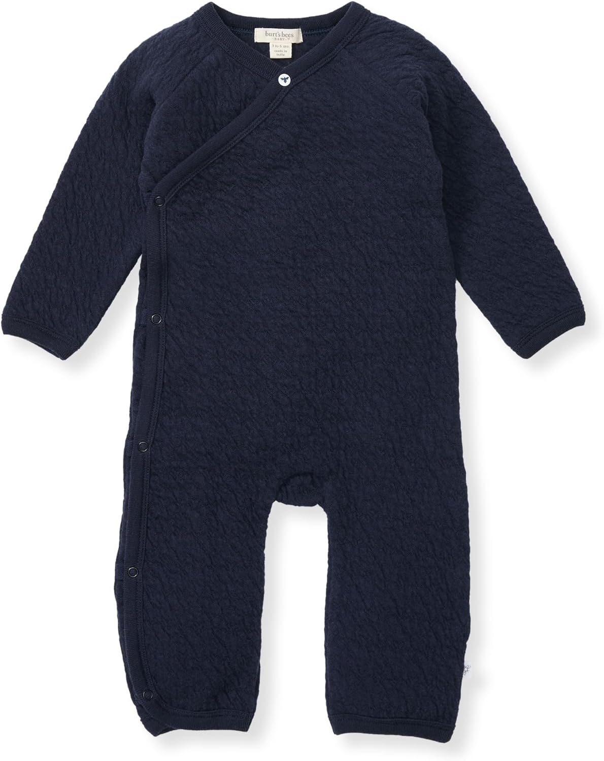 Read more about the article Burt’s Bee Baby Infant Boys’ 100% Organic Cotton Long Sleeve Wrap-Front Jumpsuit