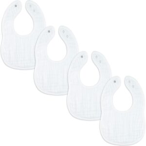 Read more about the article Comfy Cubs Muslin Baby Bibs, Drool Bibs, Adjustable with Easy Snaps, Teething & Drooling, Absorbent Bibs for Boys & Girls