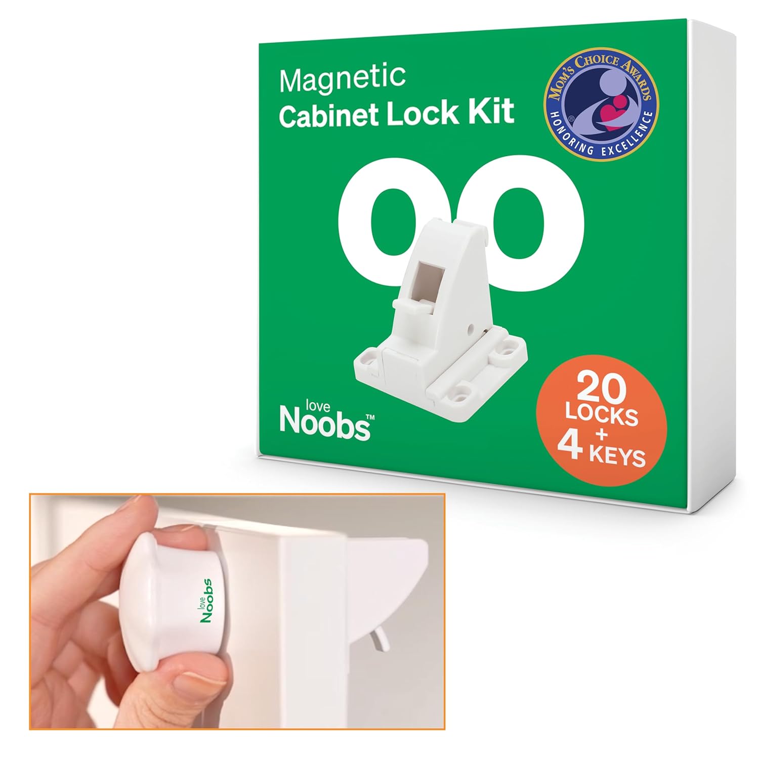 Read more about the article Easy Installation Magnetic Child Safety Cabinet Locks by LoveNoobs™(20 Locks + 4 Keys), Keep Your Little Ones Safe with Easy-to-Install, Secure Baby Proofing for Cabinets and Drawers