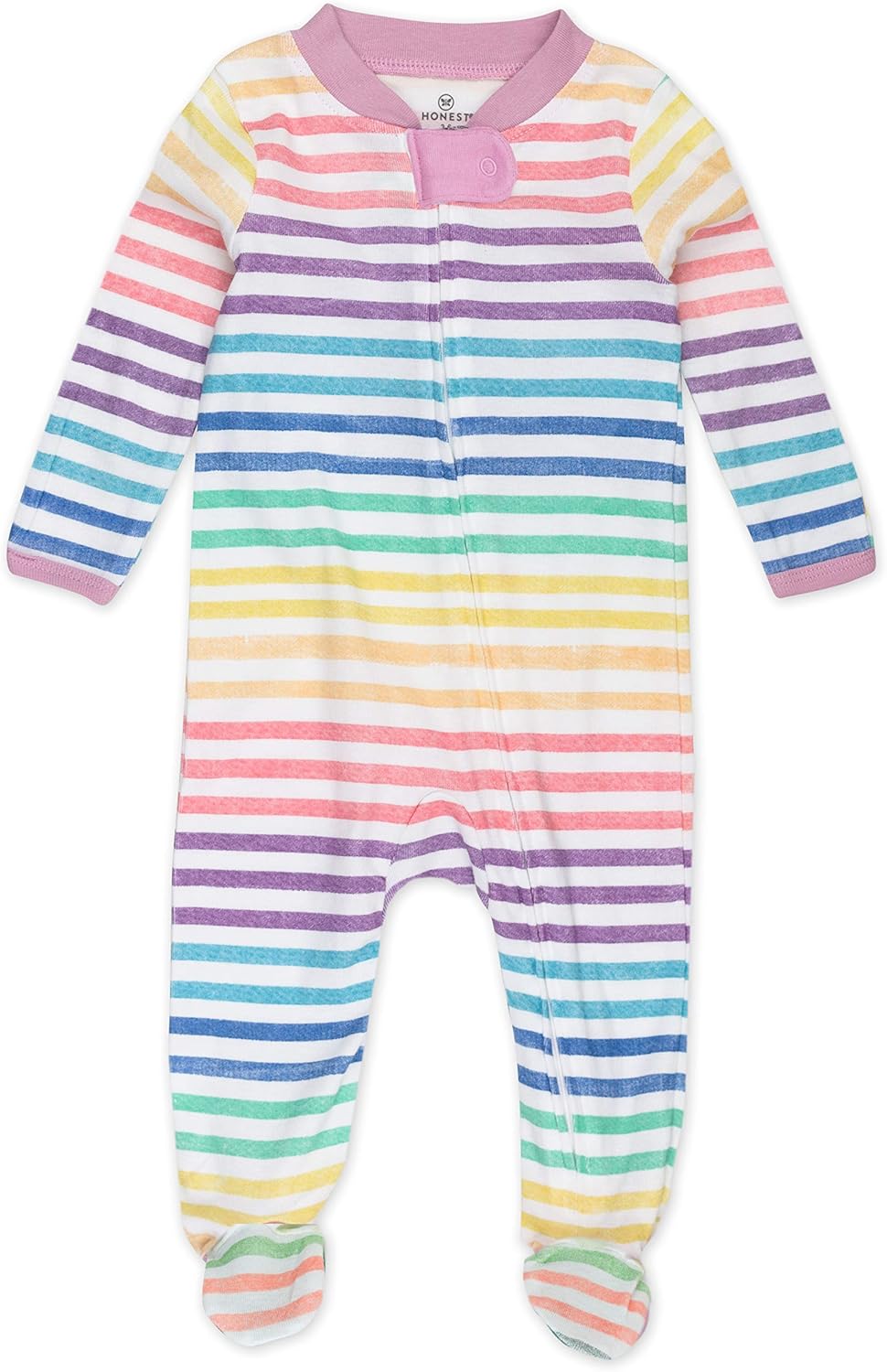 Read more about the article HonestBaby Sleep & Play Footed One-Piece Pajama Sleeper 100% Organic Cotton, Baby Girls