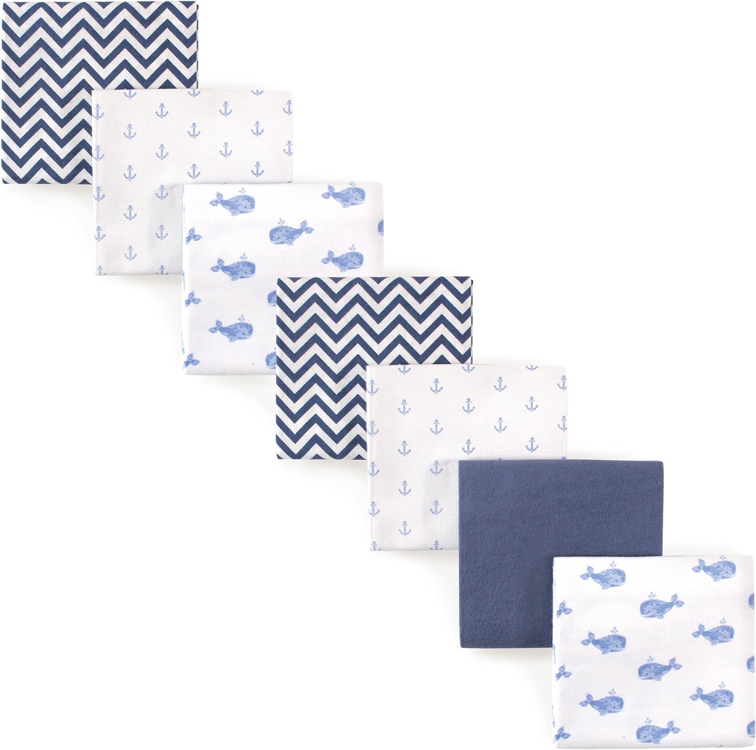 Read more about the article Hudson Baby Unisex Baby Cotton Flannel Receiving Blankets Bundle, Blue Whale, One Size