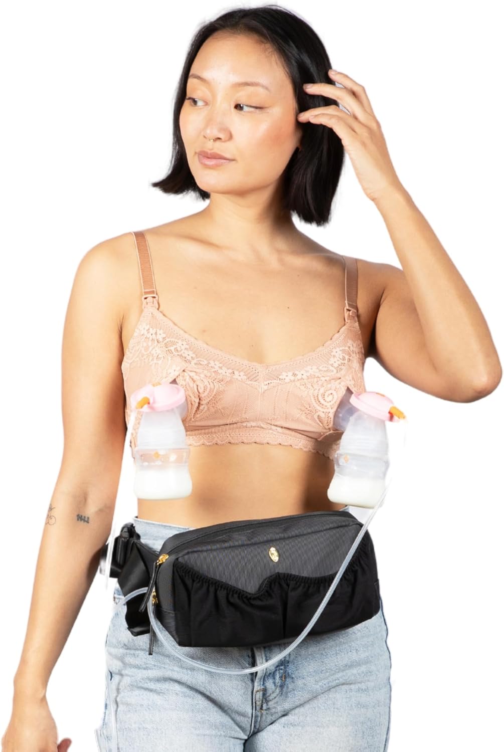 Read more about the article Pump Bag – Wearable and Portable Breast Pump Storage, Travel & Carrying Case – Fits All Small Pumps: Baby Buddha, Spectra Compact, Elvie Stride – Pump-A-Porter Mini