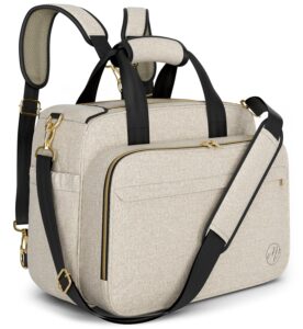 Read more about the article 4 in 1 Convertible Diaper Bag Tote for Baby Boys and Girls – Converts into Diaper Backpack, Baby Tote Bag, Stroller Bag and Crossbody Diaper Bag – Beige Baby Travel Bag – Gift for Mom