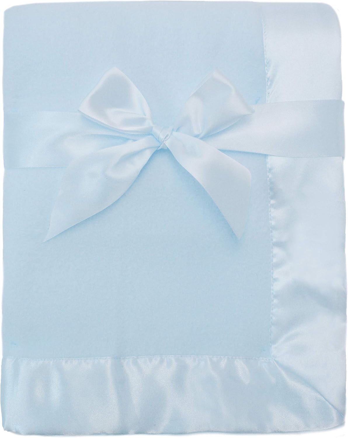 Read more about the article American Baby Company Fleece Blanket with Silk-Like Satin Trim, Soft, Warm & Cozy, Blue, 30″ x 40″ for Boys and Girls, Perfect for Baby Carrier, Stroller, Travel and Gifting