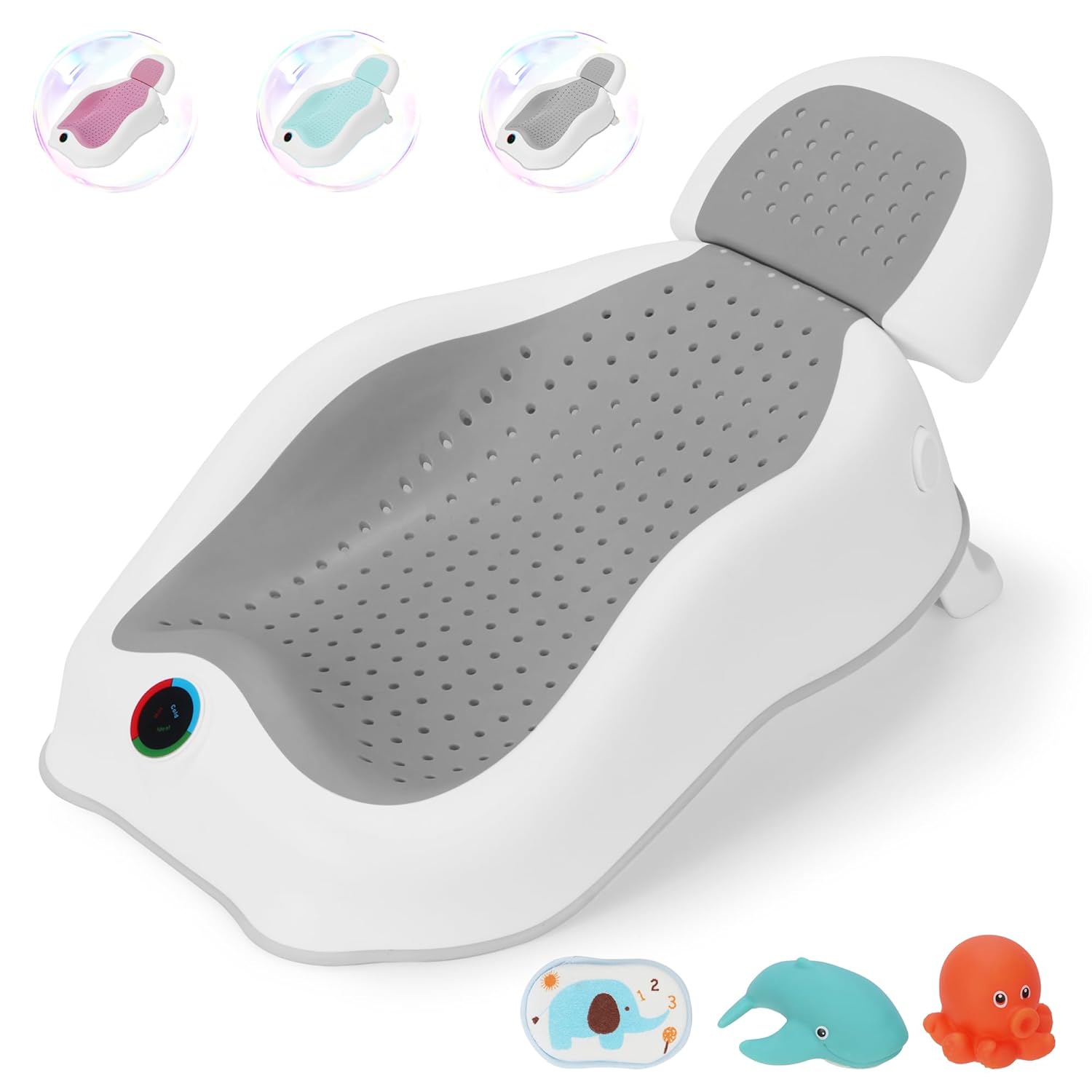 Read more about the article Baby Bath Support | Newborn Bathtub,Ideal for Babies Less Than 6 Months Old with Thermometer Baby Bather, Baby tubs for Baby tubs for Newborn Essentials Must Haves-Baby tub (Gray)