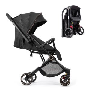 Read more about the article Baby Stroller Lightweight,High Landscape Adjustable Backrest Canopy,Foldable,Sit and Stand,Storage Basket,5-Point Harness,Stroller Wagon for Infant Newborn Toddler Black