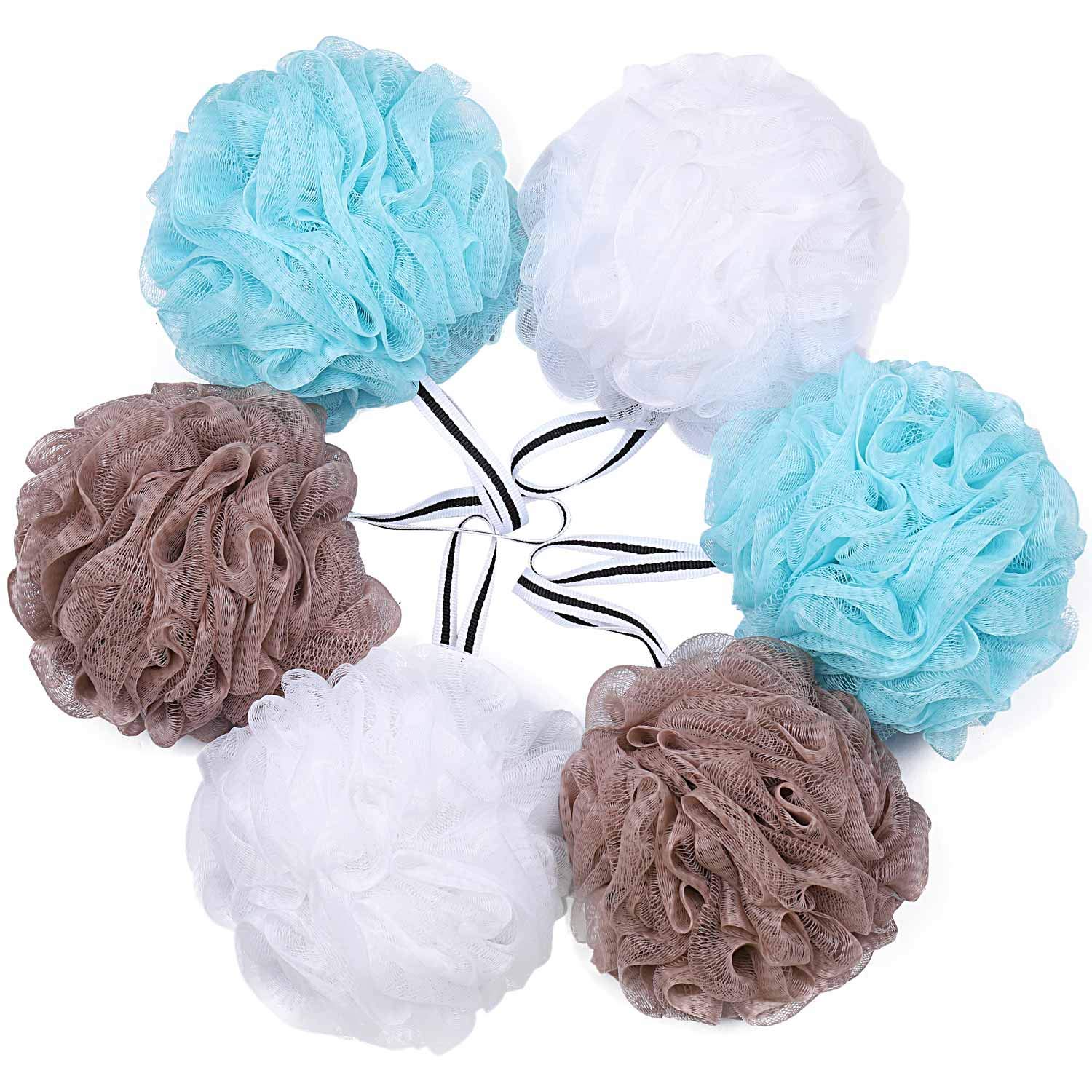 Read more about the article Bath Loofah Shower Sponge Pouf Body Scrubber Exfoliator Scrubber Ball (Set of 6)