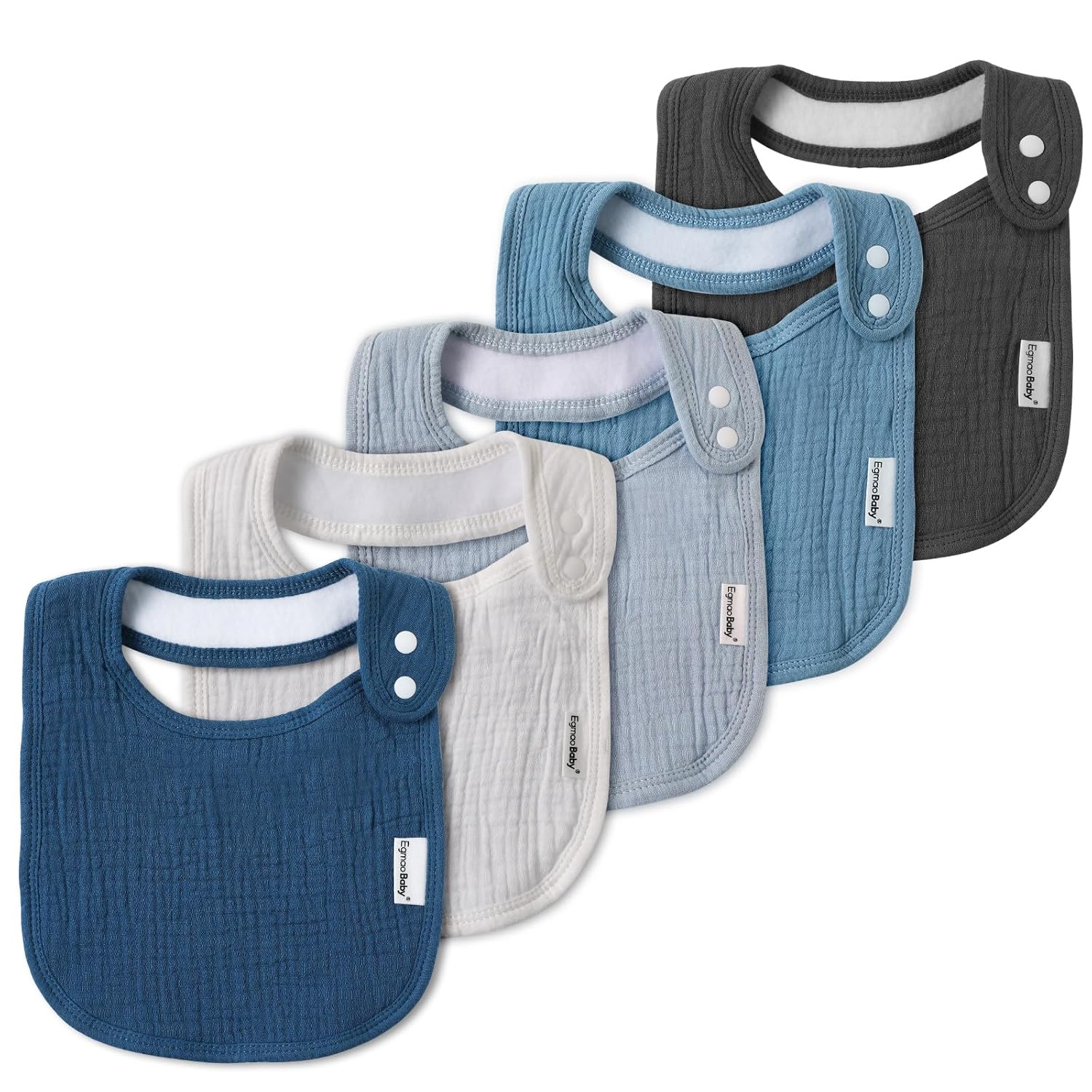 Read more about the article Muslin Bibs for Baby Boys Girls,Organic Muslin Baby Bib for Drooling and Teething,Soft Bandana Drool Bibs 5 Pack