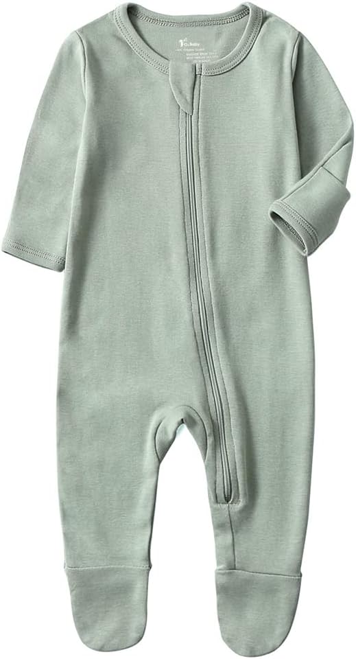 Read more about the article O2 BABY Baby Boys Girls Organic Cotton Zip-Front Sleeper Pajamas, Footed Sleep ‘n Play