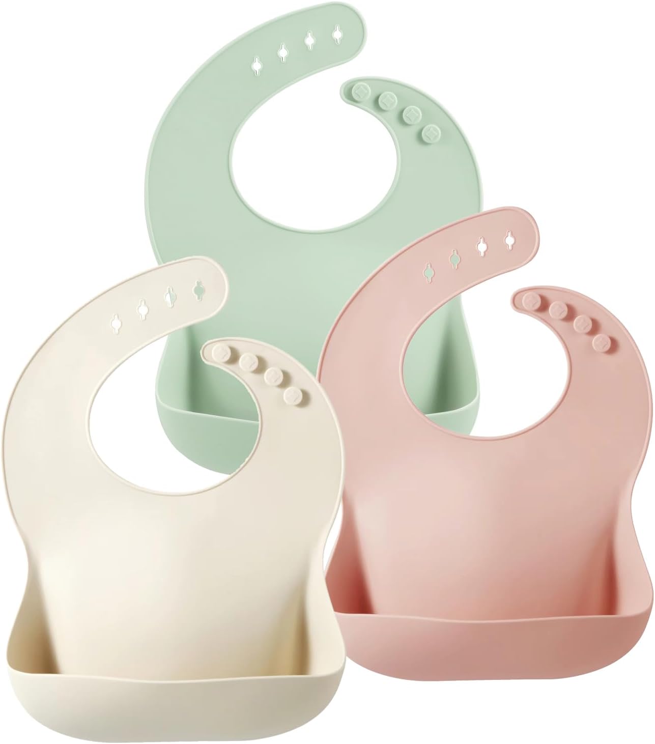 Read more about the article PandaEar Silicone Baby Bibs Set of 3 for Toddlers, BPA Free Waterproof Adjustable Feeding Bib with Large Pocket Food Catcher