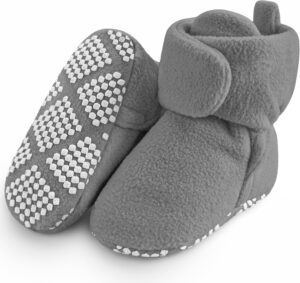 Read more about the article Pro Goleem Fleece Baby Booties, Warm Cozy Baby Slippers, Stay On Sock Shoes, Easy to Put on, Unisex Baby Gifts, Soft Non-Slip Adjustable Newborn Boots for Boys and Girls