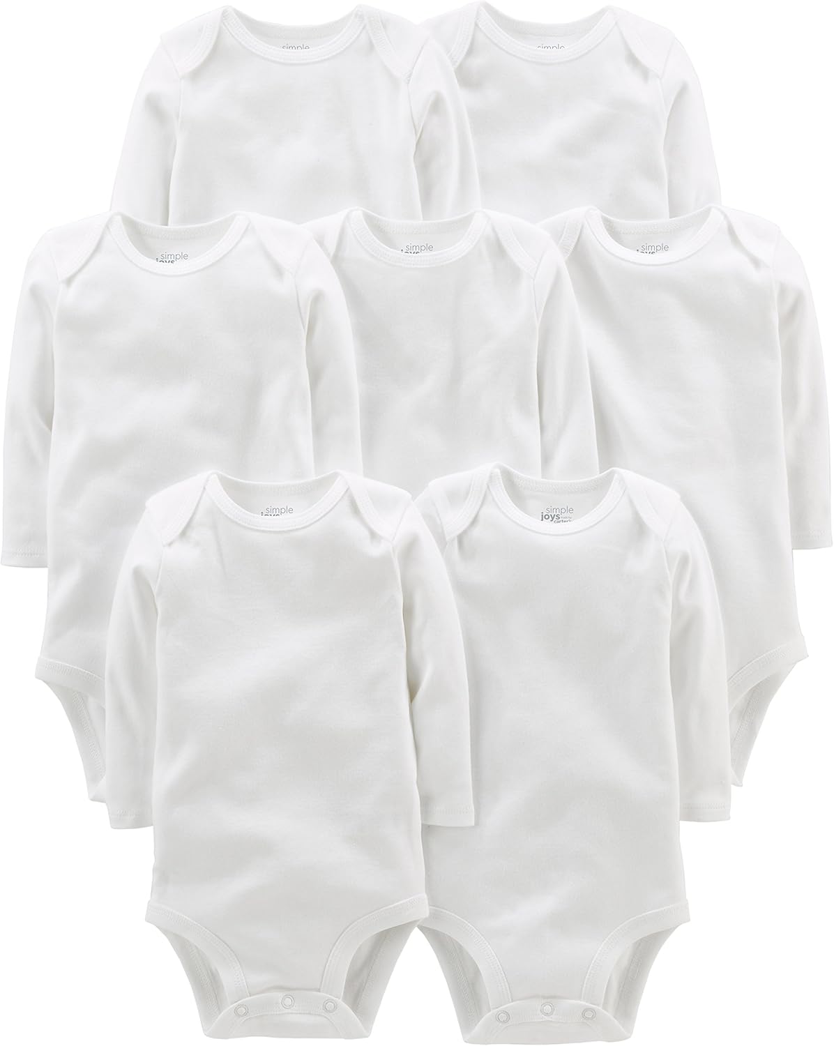 Read more about the article Simple Joys by Carter’s unisex-baby 7-pack Long Sleeve Bodysuit