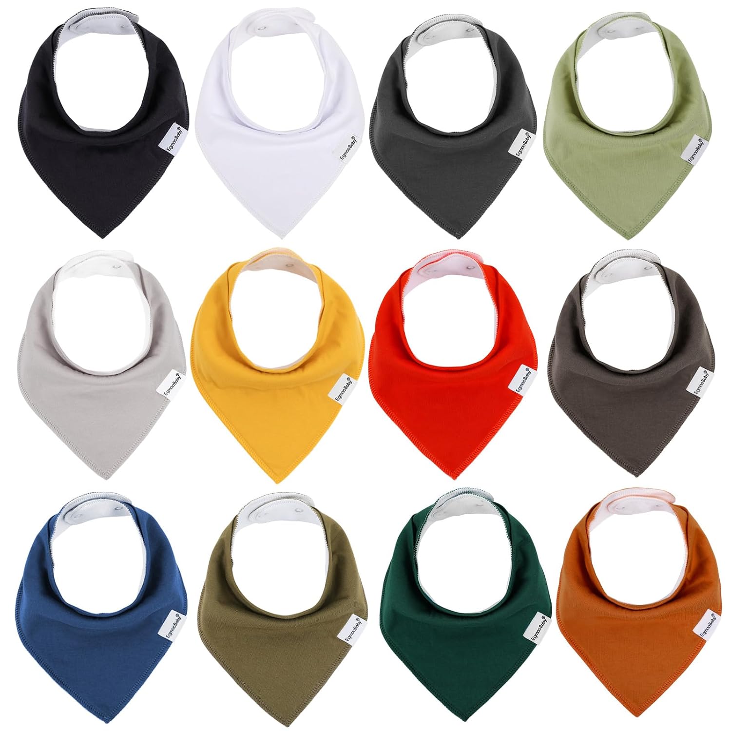 Read more about the article Baby Bandana Drool Bibs for Boys and Girls,Super Soft Unisex 12 Pack Absorbent Cotton Organic Bib Set for Teething and Drooling