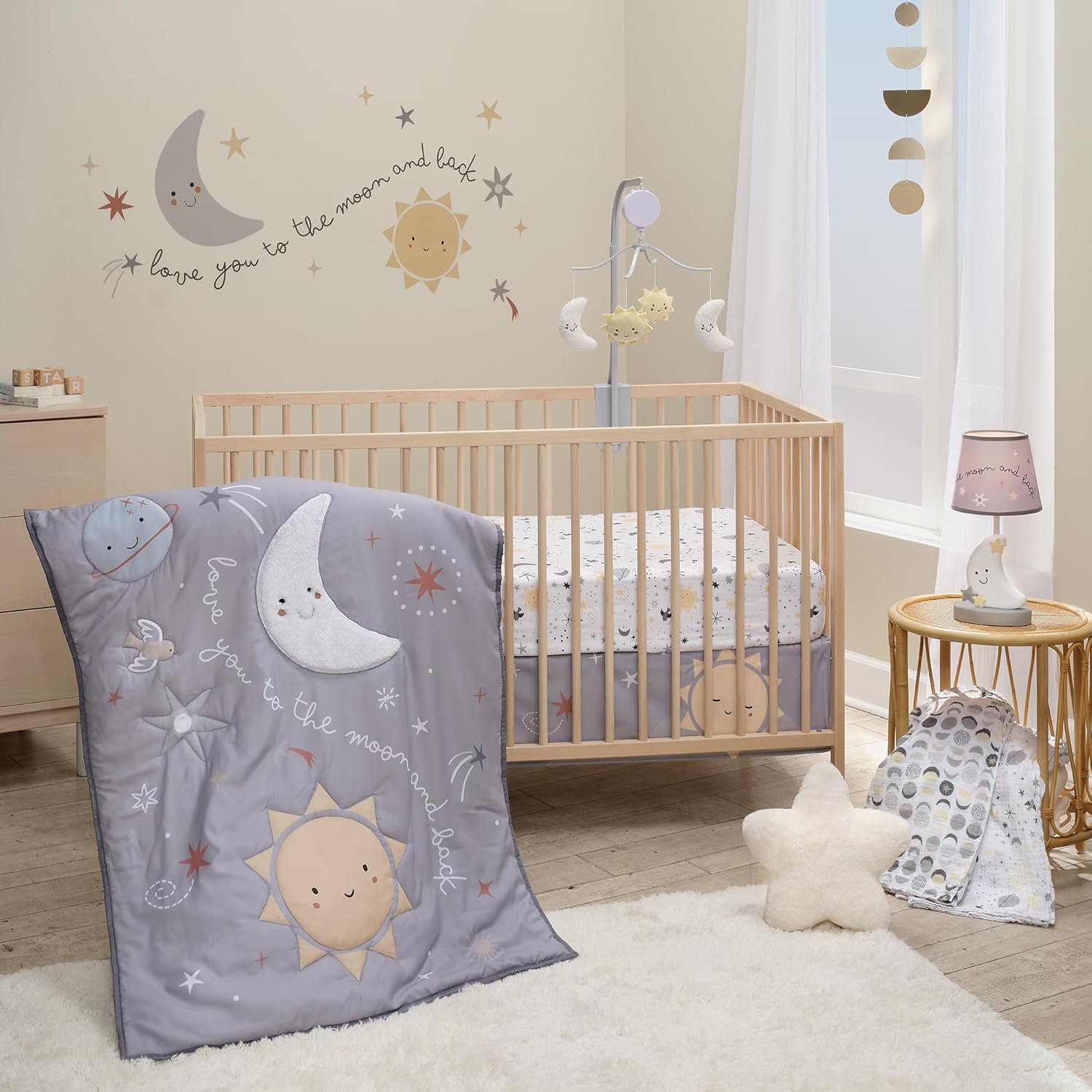 Read more about the article Bedtime Originals Little Star Celestial 3-Piece Nursery Baby Crib Bedding Set