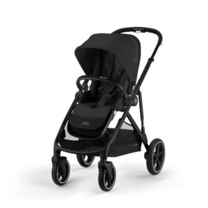 Read more about the article Cybex Gazelle S All-in-One Toddler and Baby Stroller with Over 20 Modular Configurations, Ergonomic Near-Flat Recline, Shopper Basket, and Compact Fold,Moon Black, Black Frame