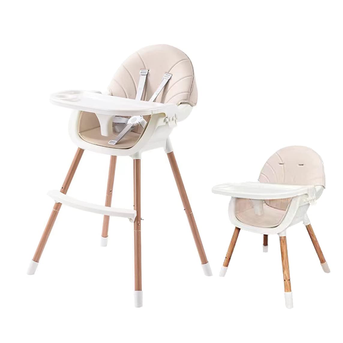 Read more about the article PandaEar 3-in-1 High Chairs for Babies Toddlers, Convertible Infant Highchair with Removable Tray & Safety Harness Adjustable Legs