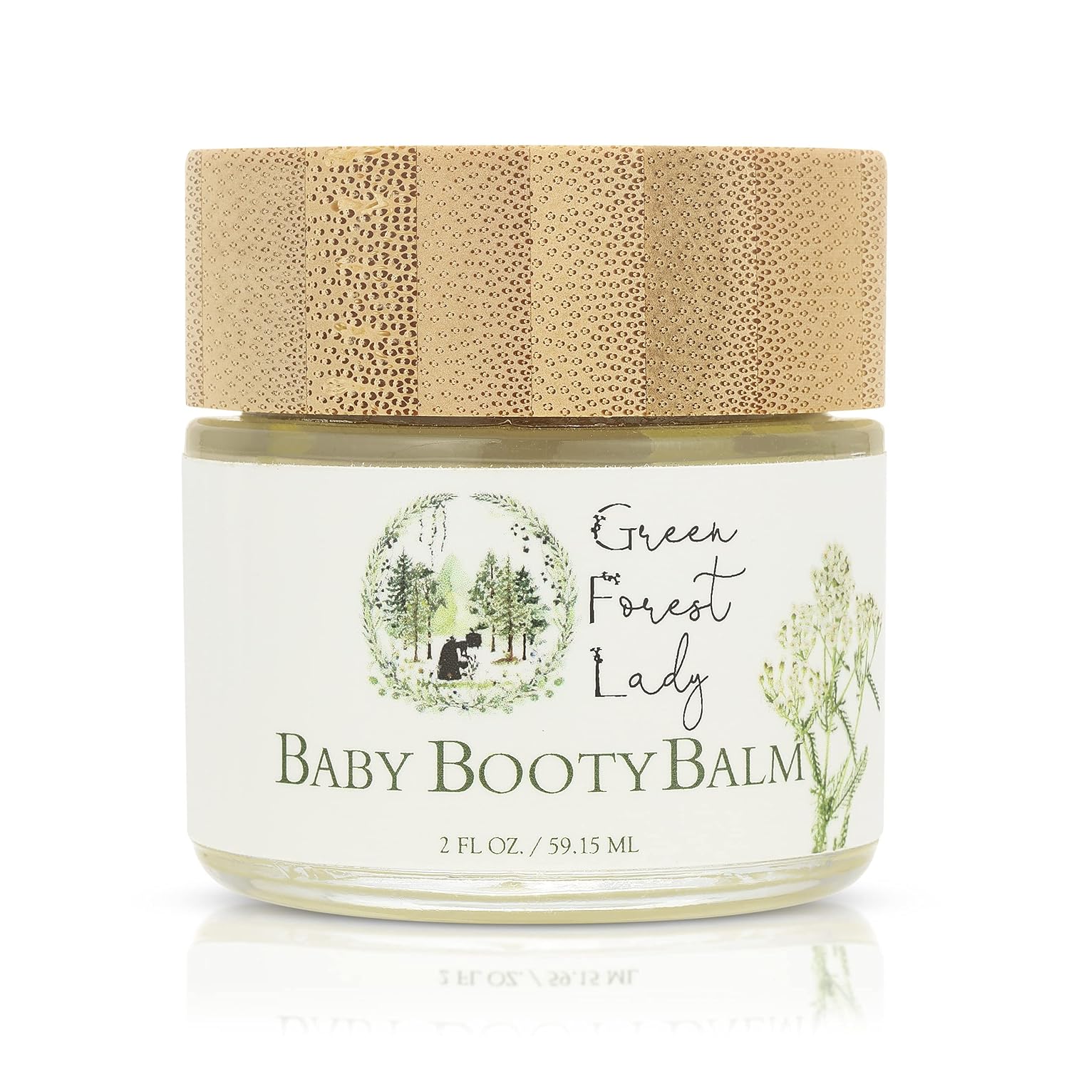 Read more about the article The Green Forest Lady Baby Booty Balm | Organic Diaper Cream | Baby Butt Cream | Soothing Diaper Balm | 2 Fl. Oz.