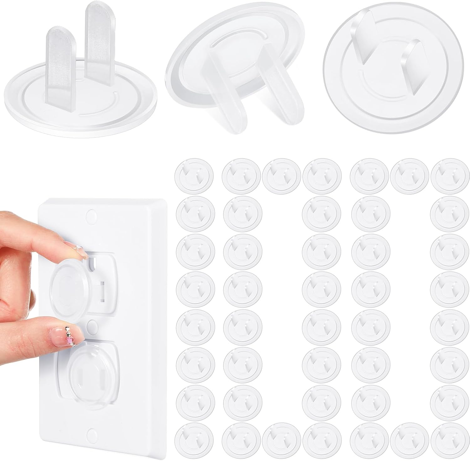 Read more about the article Thyle 100 Pcs Outlet Covers Bulk Child Baby Proofing Proof Plug Covers for Electrical Outlets Easy Install Socket Sturdy Safe Secure Baby Proofing Kit for Home Office Bulk(2 Prong)
